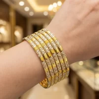 النگو دامله زرد تابان AA018 - Image 2