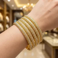 النگو دامله دورنگ تابان AA035 - Image 2