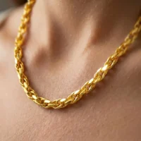 زنجیر شانل بغل تخت متوسط گلستانه ZG058 - Image 2