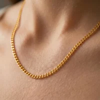 زنجیر کارتیه ماشینی زرد 55 گلستانه ZG109 - Image 2