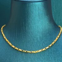 زنجیر سوپرلایت شانل بغل تخت تک رشته گلستانه ZG035 - Image 3