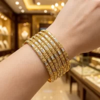 النگو دامله دورنگ تابان AA۰56 - Image 2