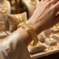 دستبند النگویی زرصدف DAZS005 - Image 2