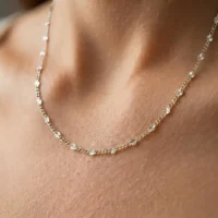 زنجیر استار سفید گلستانه ZG122 - Image 2