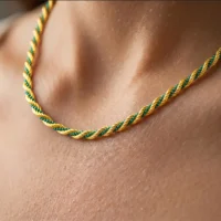زنجیر طنابی بالچین سبز ZT005 - Image 2