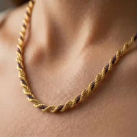 زنجیر طنابی بالچین بنفش ZT008 - Image 2